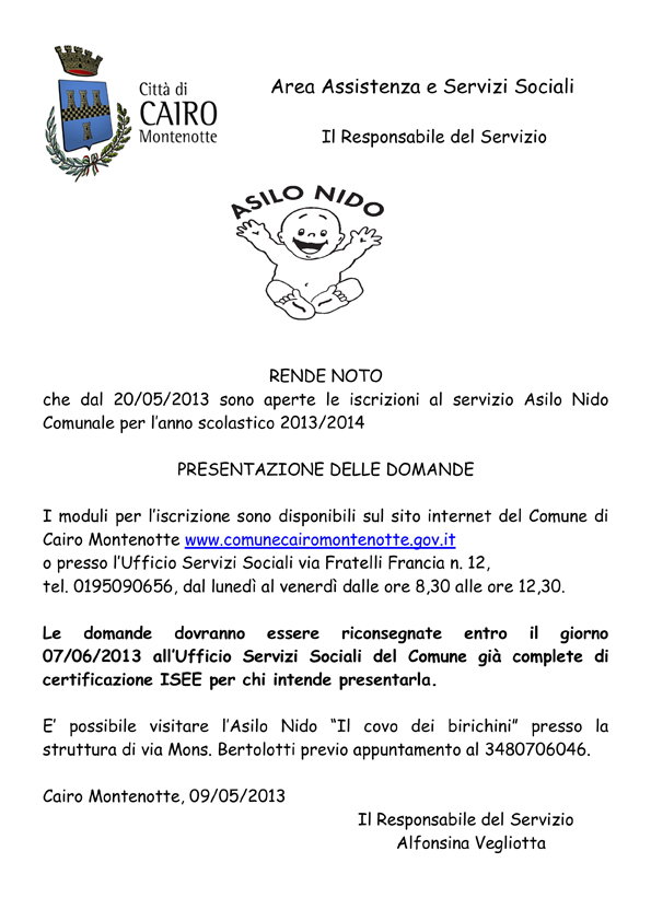 Asili nido 2013 2014