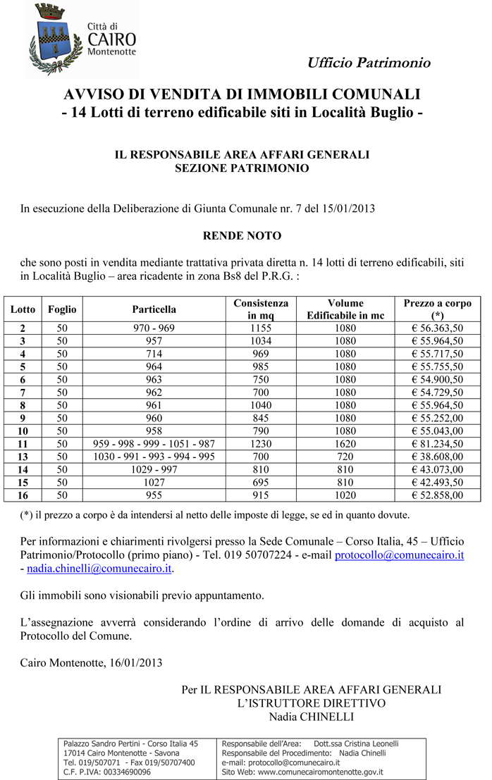 Microsoft Word - Avviso vendita diretta.doc