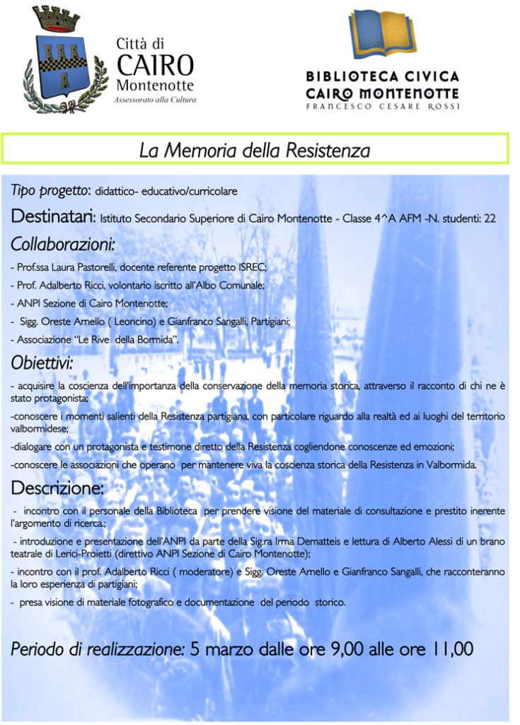 progetto la resistenza